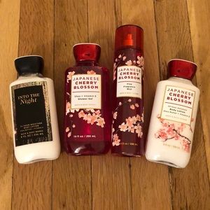 Japanese Cherry Blossom set and Into the Night